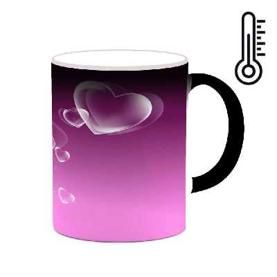 ماگ حرارتی کاکتی طرح Love مدل mgh20656