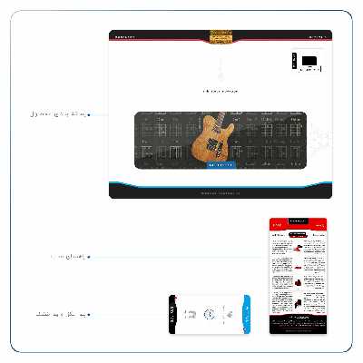 برچسب پوششی ماهوت مدل Guitar-Instrument مناسب برای تبلت اپل iPad Pro 9.7 2016 A1675