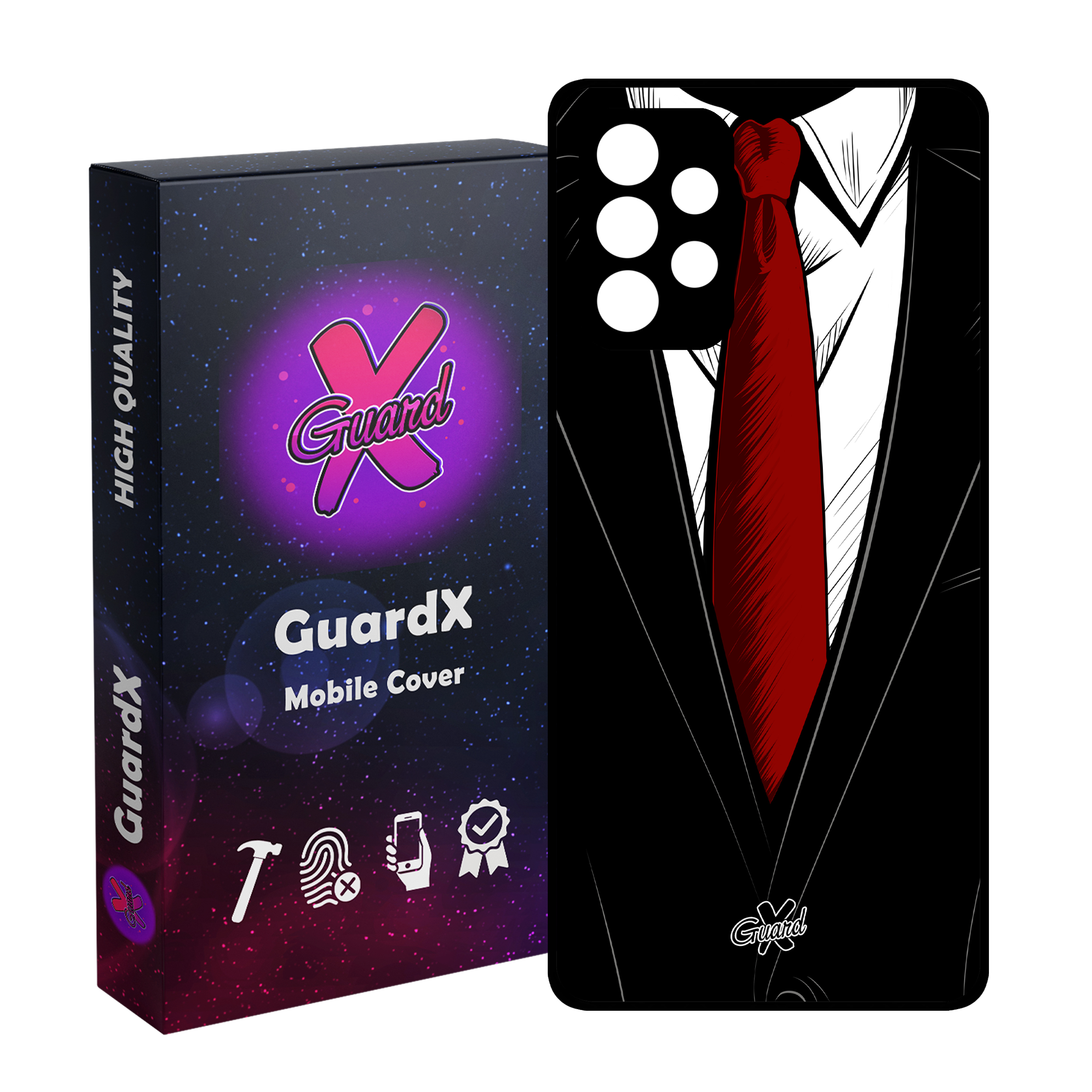 کاور گارد ایکس طرح کروات مدل Glass10209 مناسب برای گوشی موبایل سامسونگ Galaxy A53