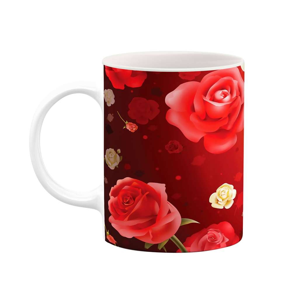 ماگ طرح گل مدل mgs05369