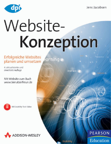 خرید و دانلود نسخه کامل کتاب Website-Konzeption. Erfolgreiche Websites planen und umsetzen