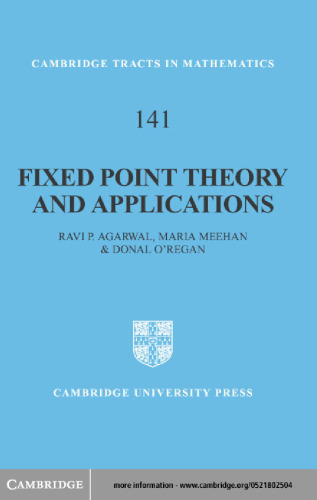 خرید و دانلود نسخه کامل کتاب Fixed Point Theory and Applications