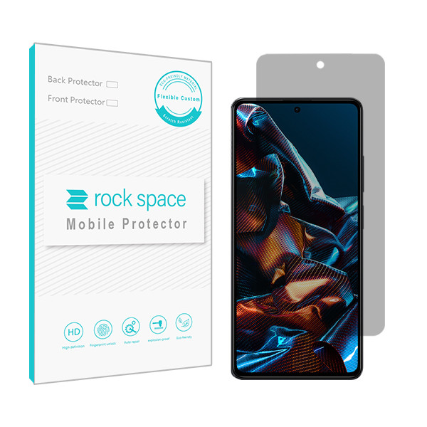 محافظ صفحه نمایش حریم شخصی راک اسپیس کد PRV مناسب برای گوشی موبایل شیائومی Poco X5 Pro | کالا برتری