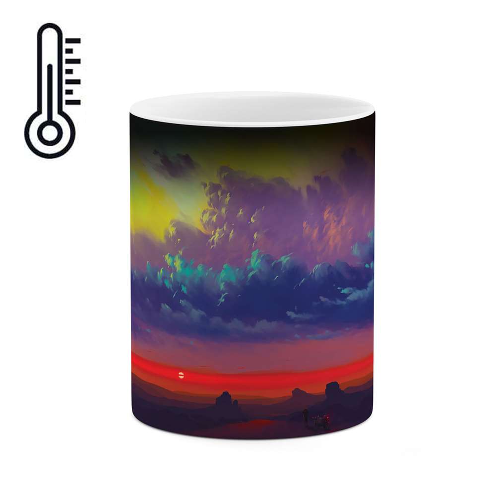 ماگ حرارتی طرح ابر مدل mgph02801