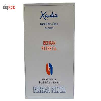 فیلتر کابین خودرو بهران فیلتر مدل GL1375 مناسب برای زانتیا
