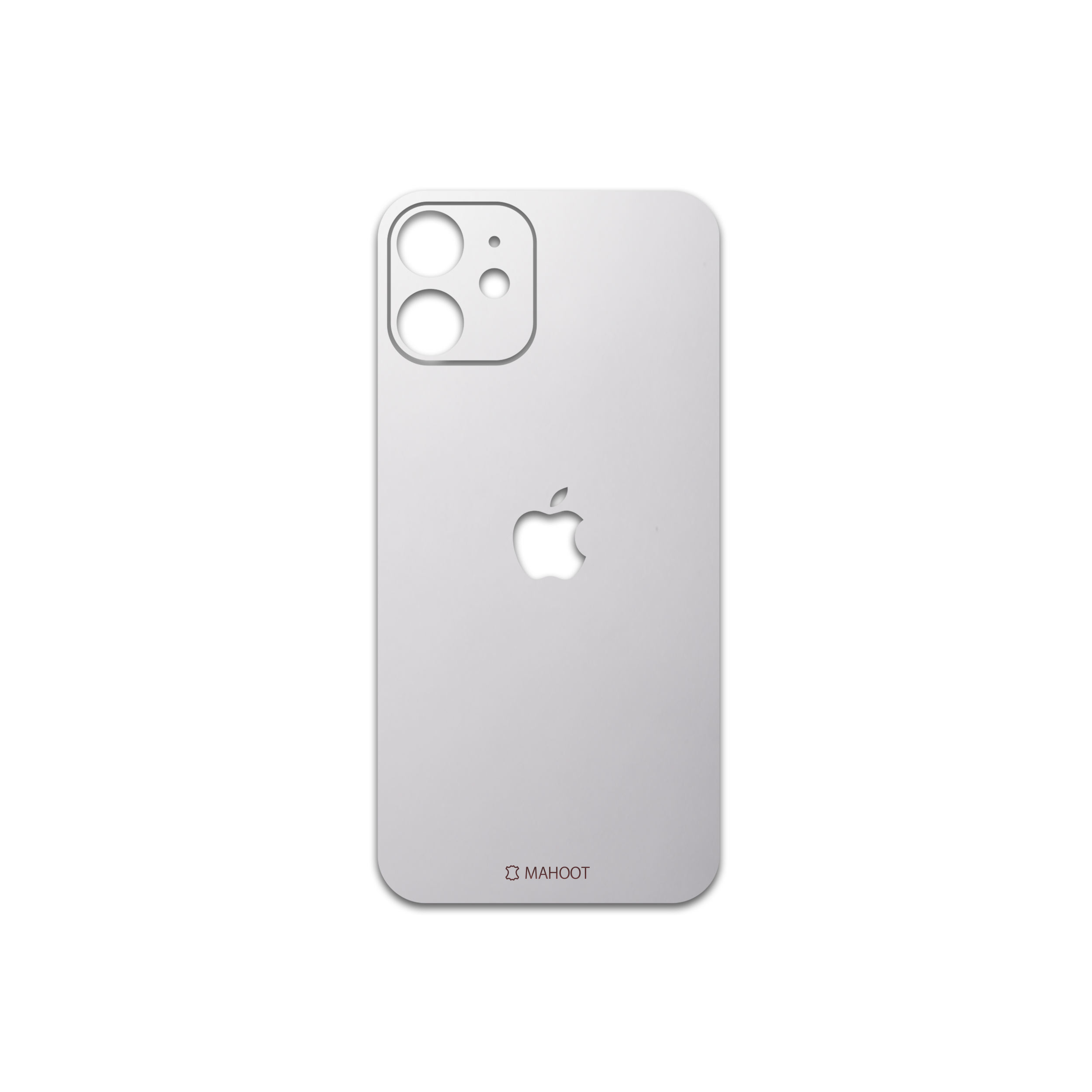 برچسب پوششی ماهوت مدل Matte-White مناسب برای گوشی موبایل اپل iPhone 12 mini