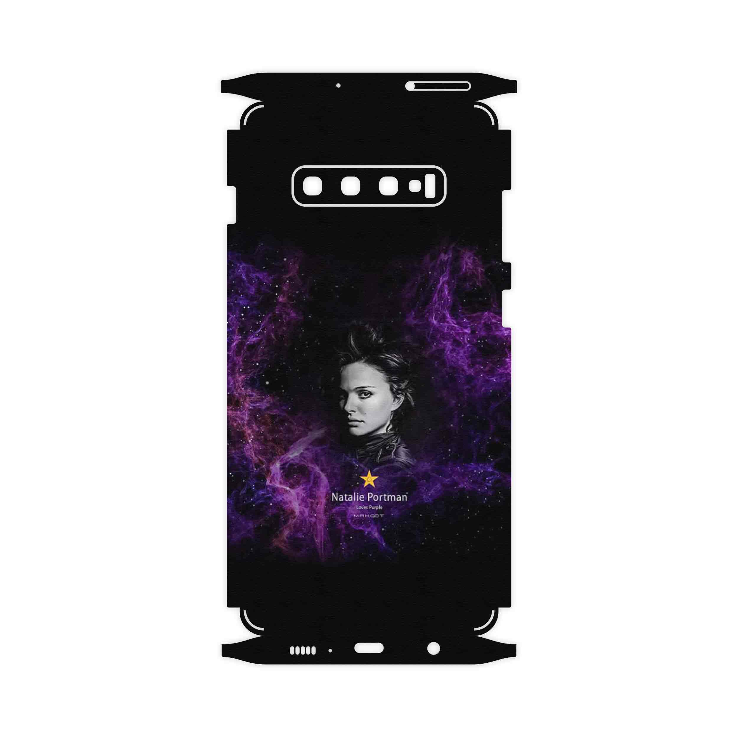 برچسب پوششی ماهوت مدل Natalie Portman-FullSkin مناسب برای گوشی موبایل سامسونگ Galaxy S10 Plus