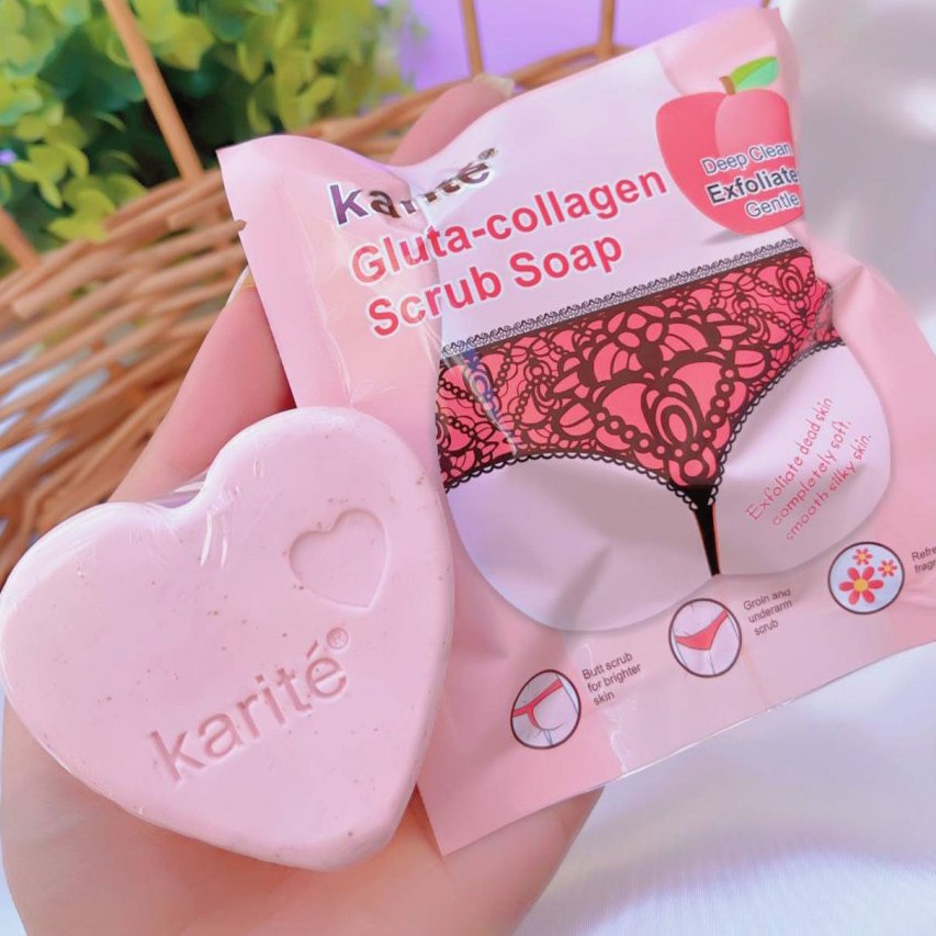 صابون اسکراب کلاژن قلبی کاریته