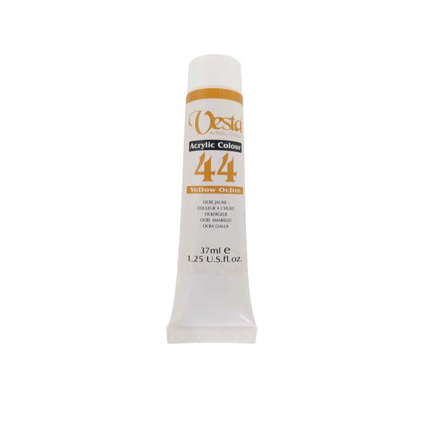 رنگ اکریلیک وستا مدل Ochre 44 حجم 37 میلی لیتر