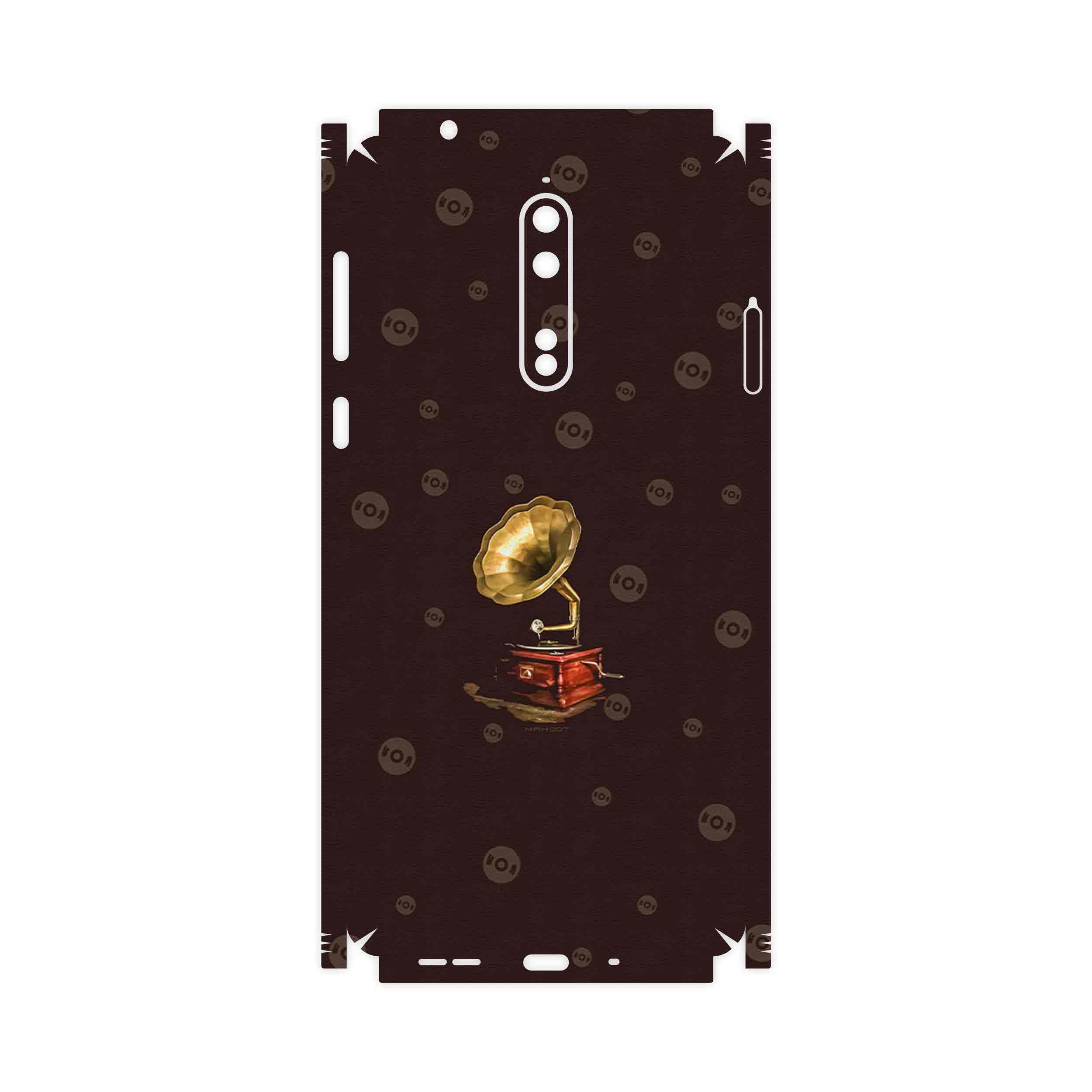 برچسب پوششی ماهوت مدل Gramophone Nostalgia-FullSkin مناسب برای گوشی موبایل نوکیا 8