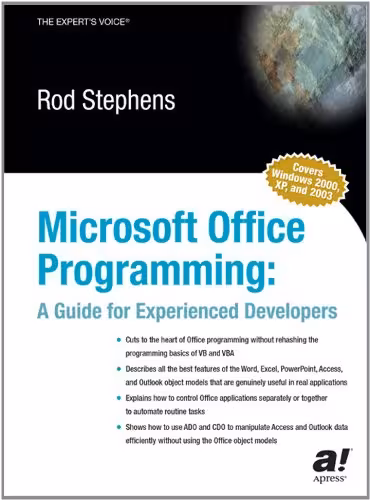 خرید و دانلود نسخه کامل کتاب Microsoft Office programming: A guide for experienced developers