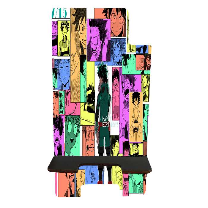 پایه نگهدارنده گوشی موبایل طرح انیمه مای هیرو آکادمی کد hx1