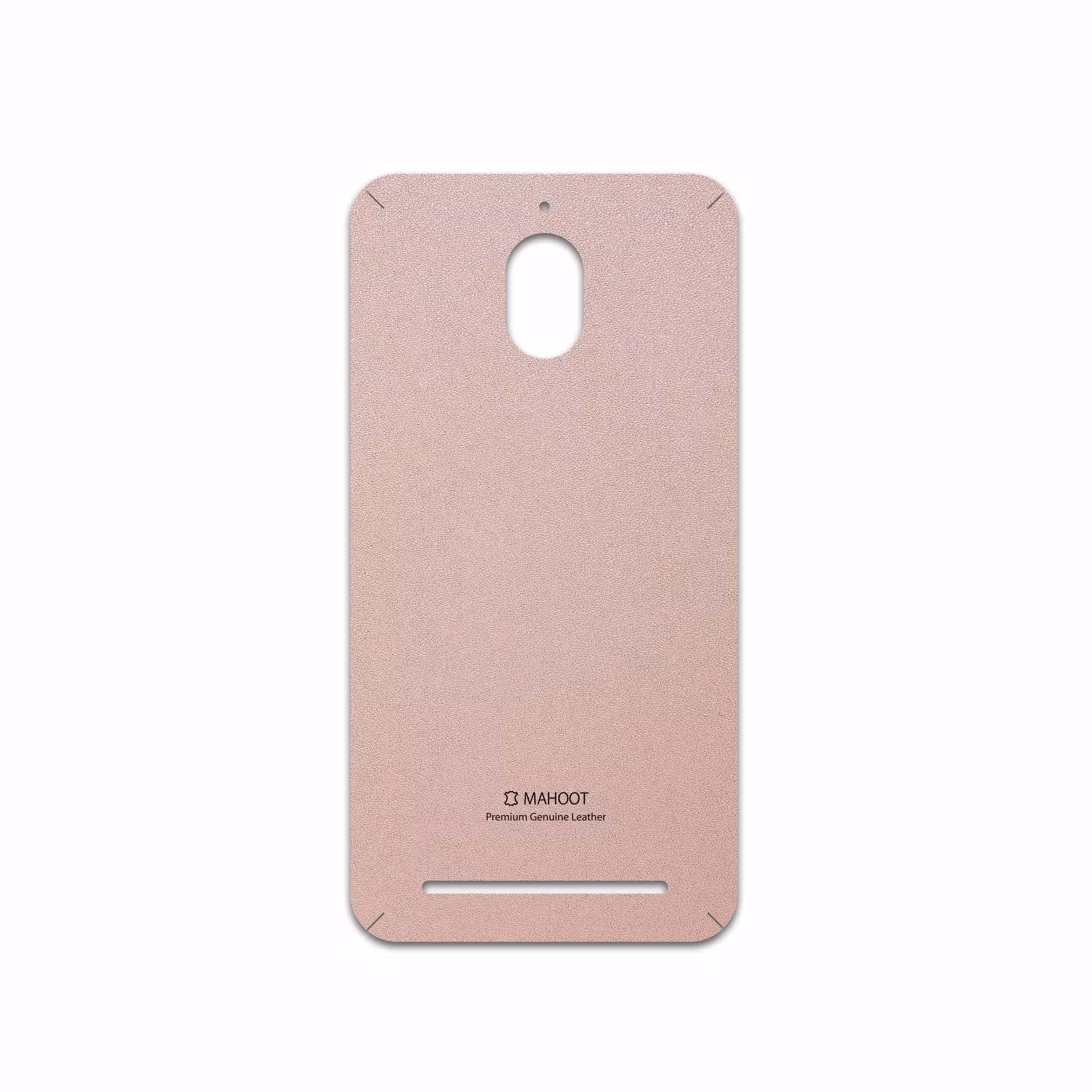 برچسب پوششی ماهوت مدل Rose Gold Leather مناسب برای گوشی موبایل بلک بری Aurora