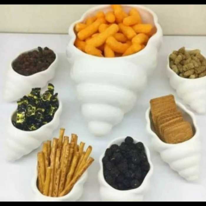 ظروف سرامیکی طرح حلزون