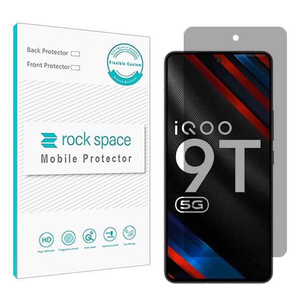 گلس ویوو iQOO 9T مدل نانو هیدروژل پرایوسی برند راک اسپیس کد S