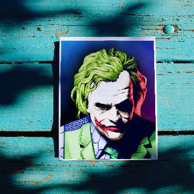  آویز تزیینی طرح جوکر مدل J3 مجموعه 4 عددی