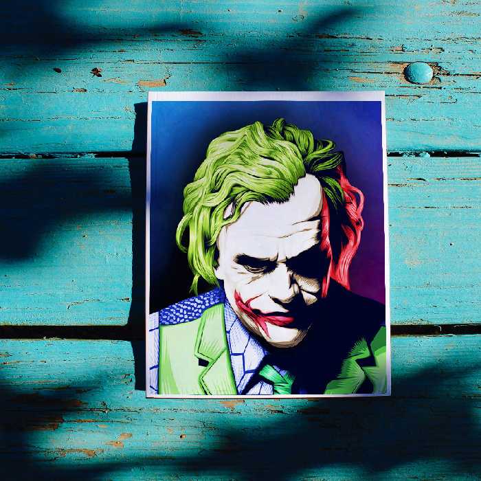  آویز تزیینی طرح جوکر مدل J3 مجموعه 4 عددی