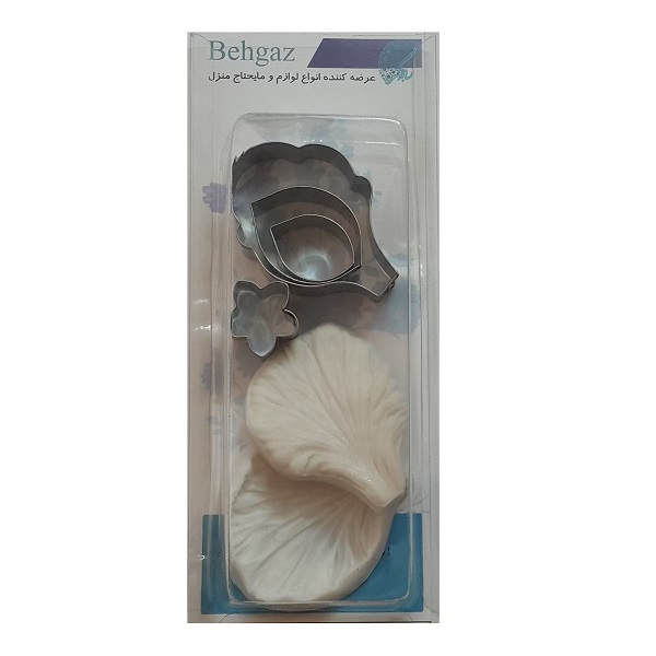 قالب فوندانت بهگز مدل گل ختمی مجموعه 6 عددی