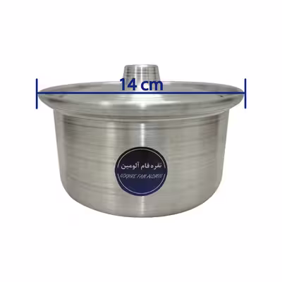 سرویس قابلمه 8 پارچه نقره فام آلومین مدل نوزادی کد LTK 4