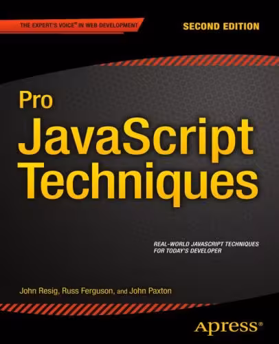 خرید و دانلود نسخه کامل کتاب Pro JavaScript Techniques: Second Edition