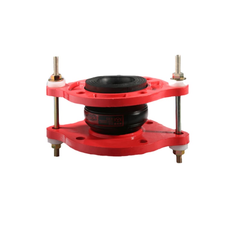 لرزه گیر لاستیکی فلنج دار مهاردار مارک قرمز، آب گرم CL-150 سایز 6 اینچ ارتعاشات صنعتی ایران