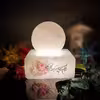 آباژور سنگ نمک مدل گـوی و مـکعب طرح آیـه دار کد 432