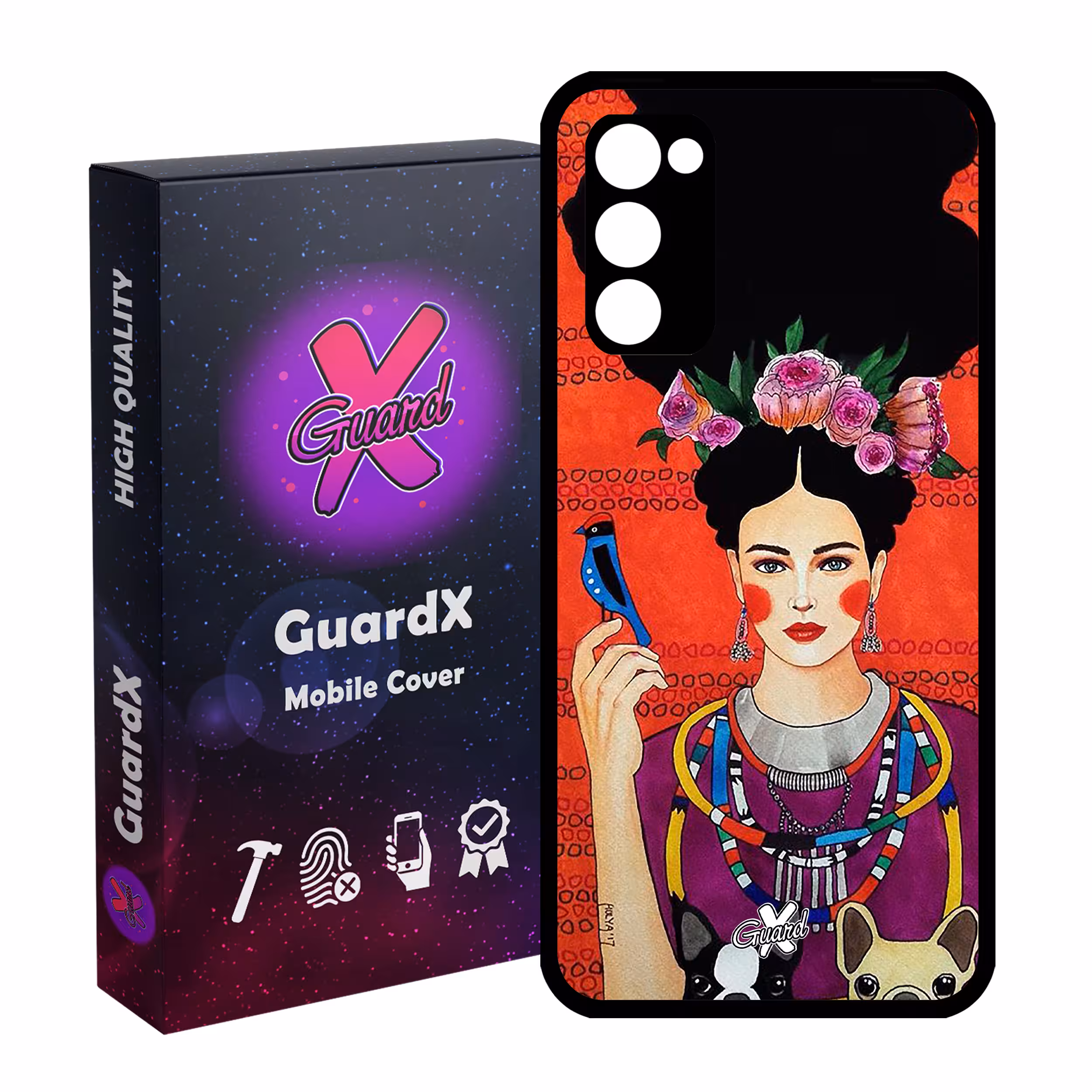 کاور گارد ایکس طرح دختر مدل Glass10150 مناسب برای گوشی موبایل سامسونگ Galaxy S20 FE