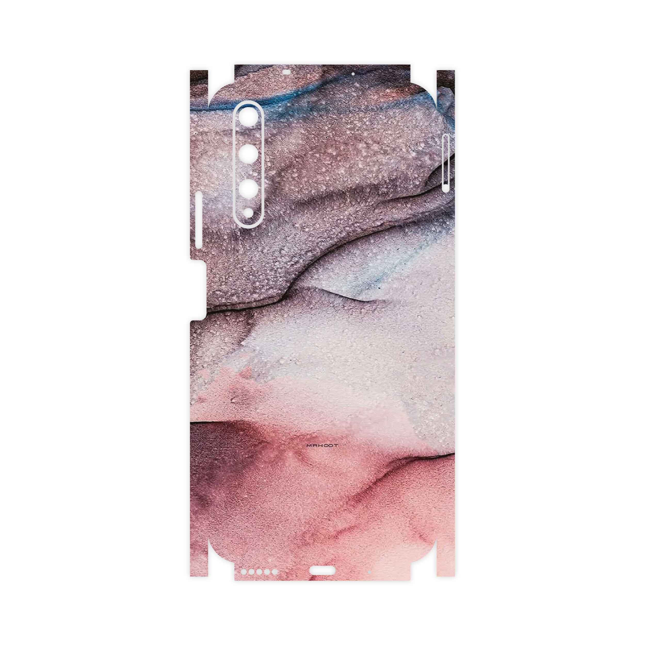 برچسب پوششی ماهوت مدل Smoky pink marble-FullSkin مناسب برای گوشی موبایل هوآوی Nova 5T