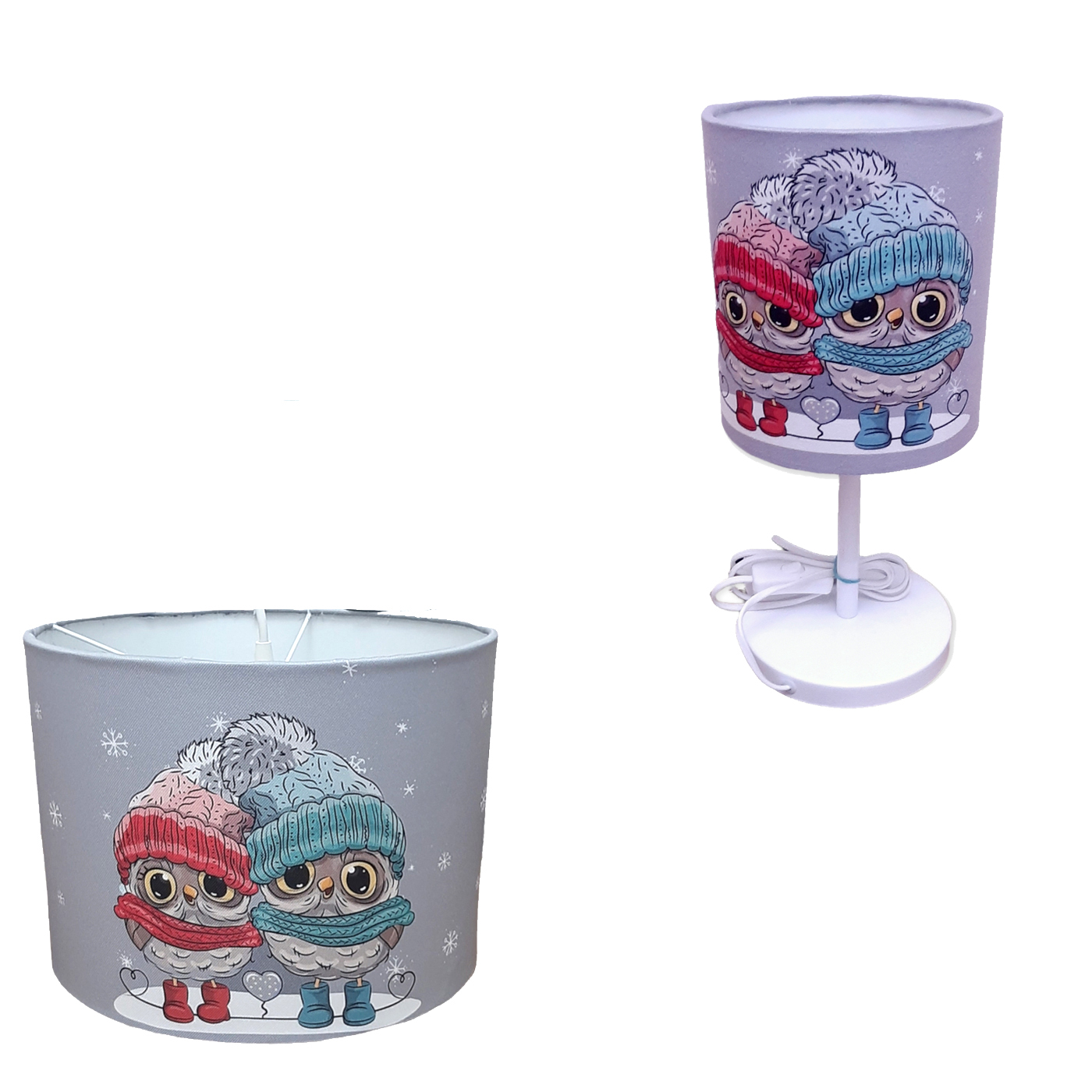 لوستر و چراغ خواب کودک مدل دو جغد کد LA-111