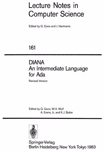 خرید و دانلود نسخه کامل کتاب DIANA An Intermediate Language for Ada