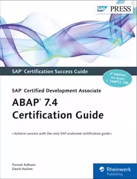 خرید و دانلود نسخه کامل کتاب ABAP 7.4 Certification Guide - SAP Certified Development Associate