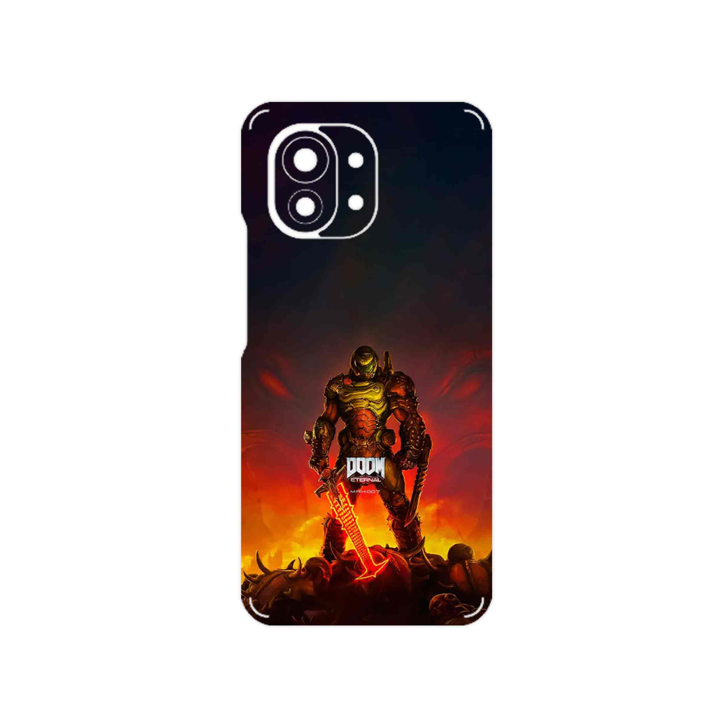 برچسب پوششی ماهوت مدل DOOM Game Series مناسب برای گوشی موبایل شیائومی Mi 11 5G