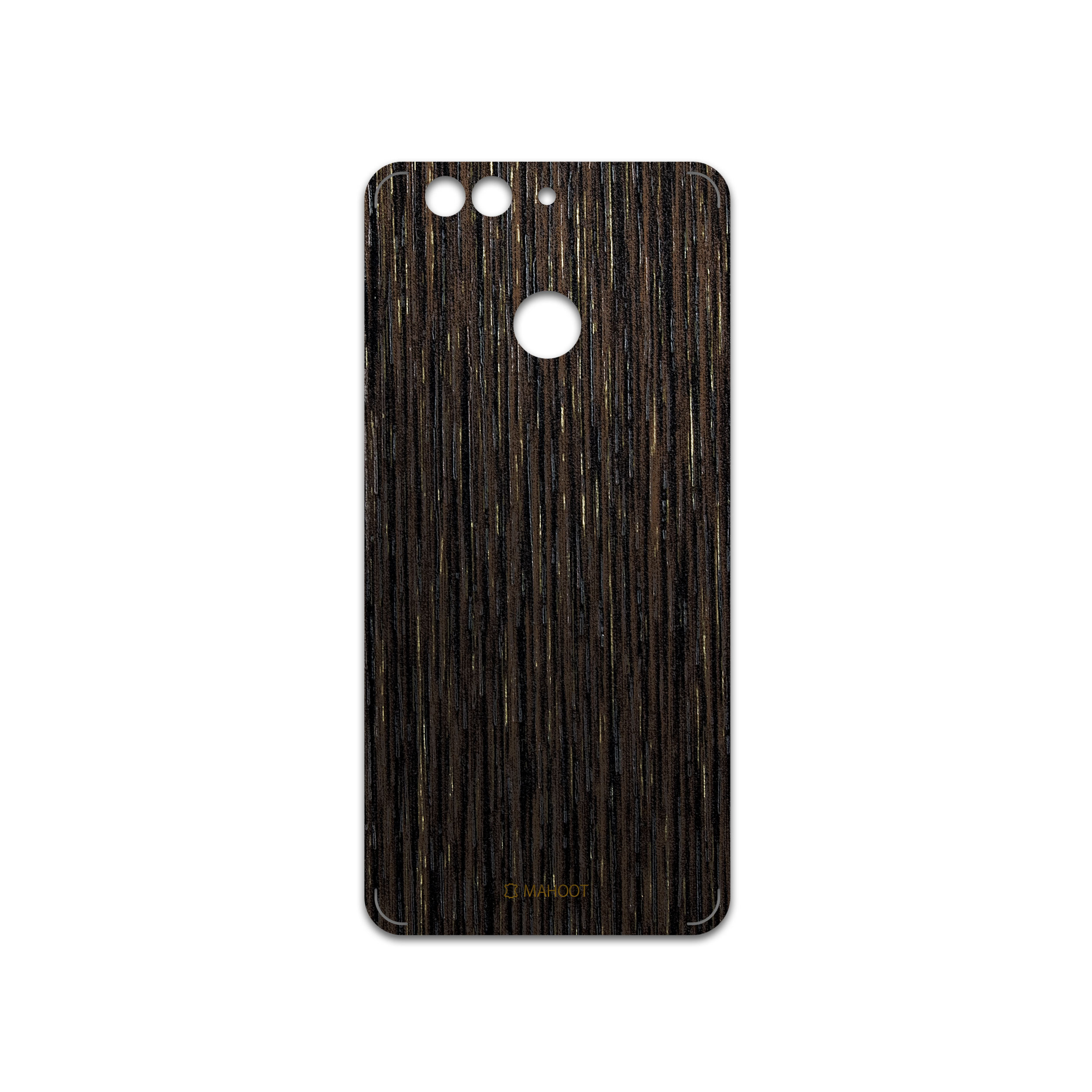 برچسب پوششی ماهوت مدل Dark-Gold-Stripes-Wood مناسب برای گوشی موبایل شیائومی Mi Max 2