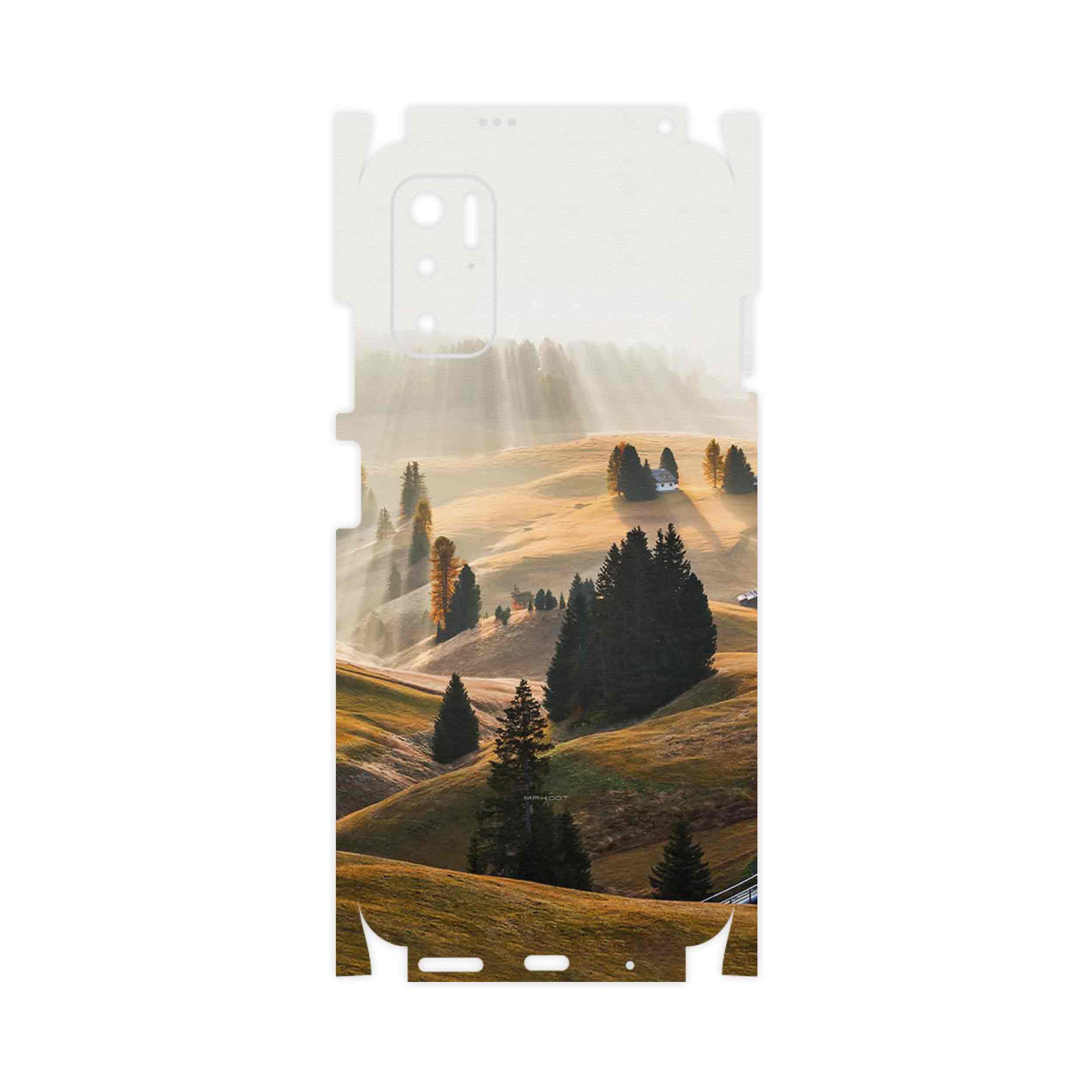 برچسب پوششی ماهوت مدل Foggy Plain-FullSkin مناسب برای گوشی موبایل شیائومی Poco M3 Pro 5G