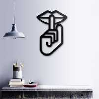 تابلو دیواری یک تکه طرح سکوت - فروشگاه نیم آستین