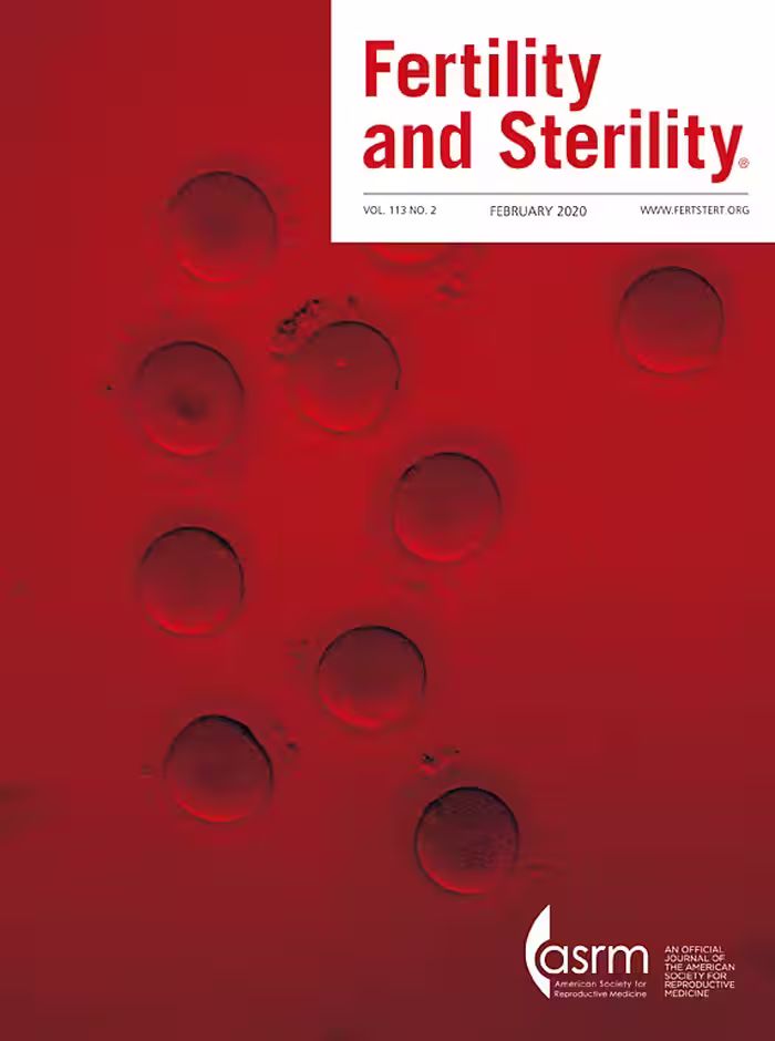 Fertility and Sterility 2020 - کتاب پزشکی بهار