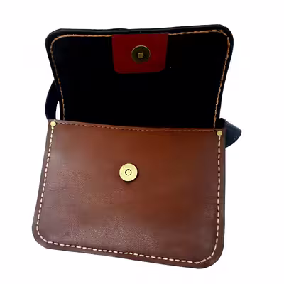 کیف رودوشی چرمی مدل n1418