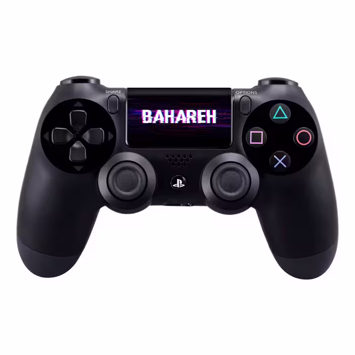 برچسب تاچ پد دسته پلی استیشن 4 ونسونی طرح Bahareh