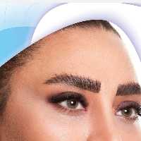 لنز رنگی کلیر ویژن lb105(طوسی)