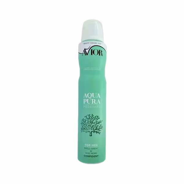اسپری بدن اویور مدل MEGAMARE AQUA PURA حجم 200 میلی لیتر