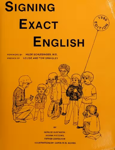 خرید و دانلود نسخه کامل کتاب Signing Exact English