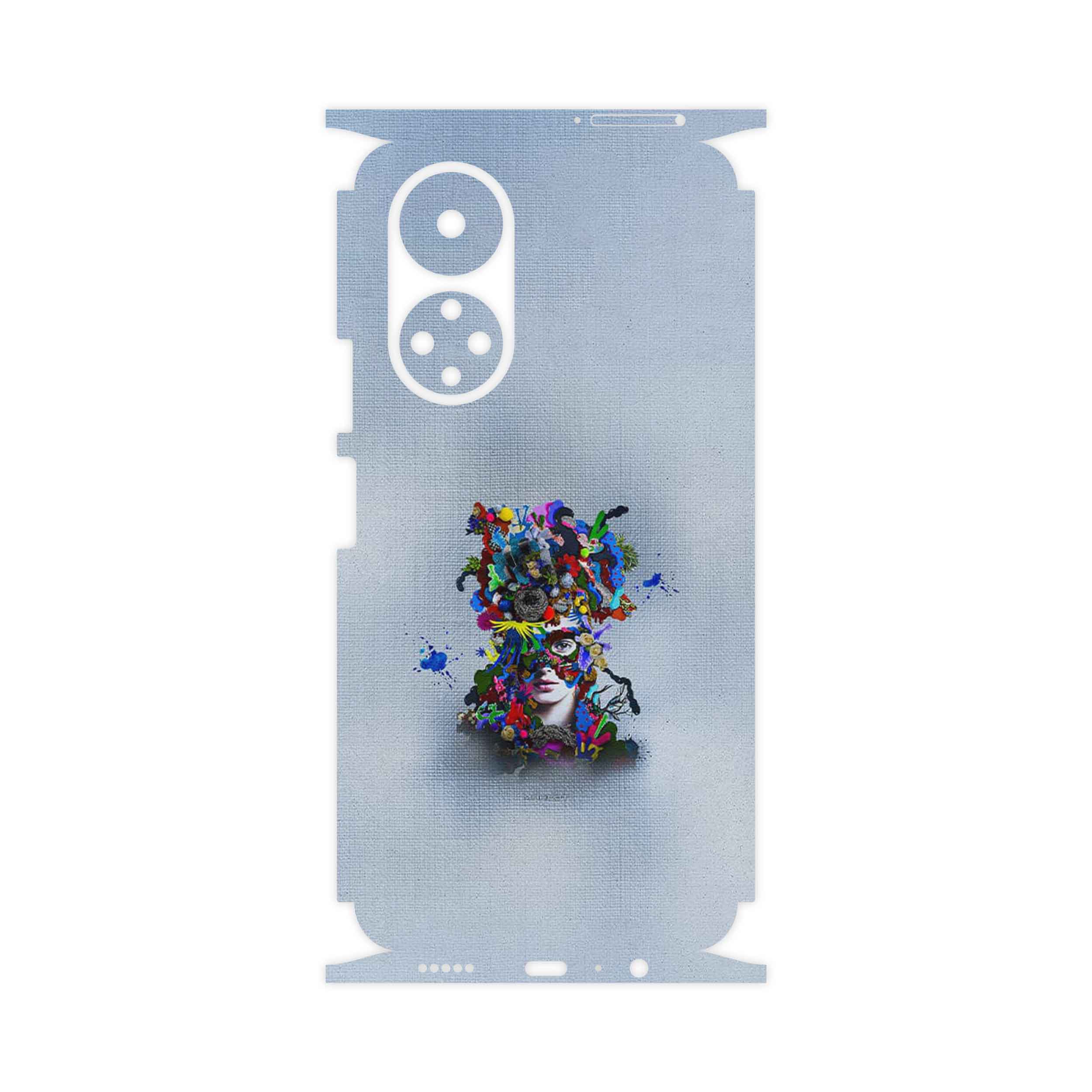 برچسب پوششی ماهوت مدل Collage of surreal Portrait of Women 4-FullSkin مناسب برای گوشی موبایل آنر X7