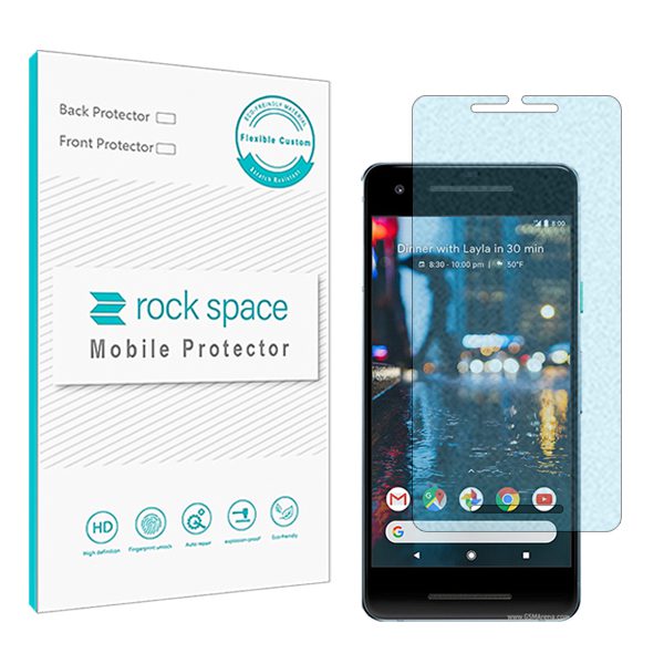گلس گوگل pixel 2 مدل نانو هیدروژل مات آنتی بلو برند راک اسپیس کد S