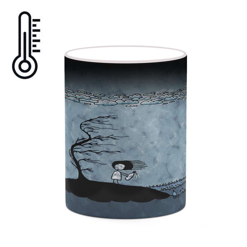 ماگ حرارتی کاکتی طرح فانتزی مدل mgh18935