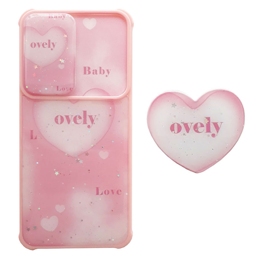 کاور کد S7077 مناسب برای گوشی موبایل سامسونگ Galaxy A32 4G به همراه پایه نگهدارنده