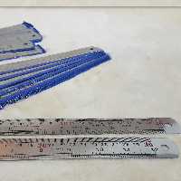 خطکش 20 سانتیمتری فلزی 