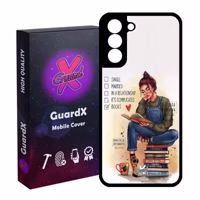 کاور گارد ایکس طرح دختر مدل Glass10286 مناسب برای گوشی موبایل سامسونگ Galaxy S21 FE