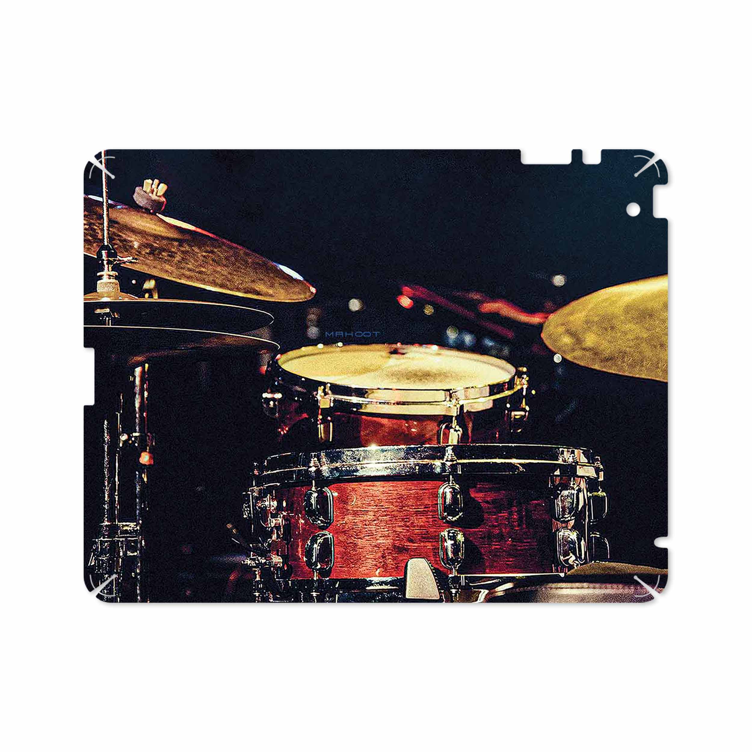 برچسب پوششی ماهوت مدل Drum Kit مناسب برای تبلت اپل iPad 2 2011 A1395
