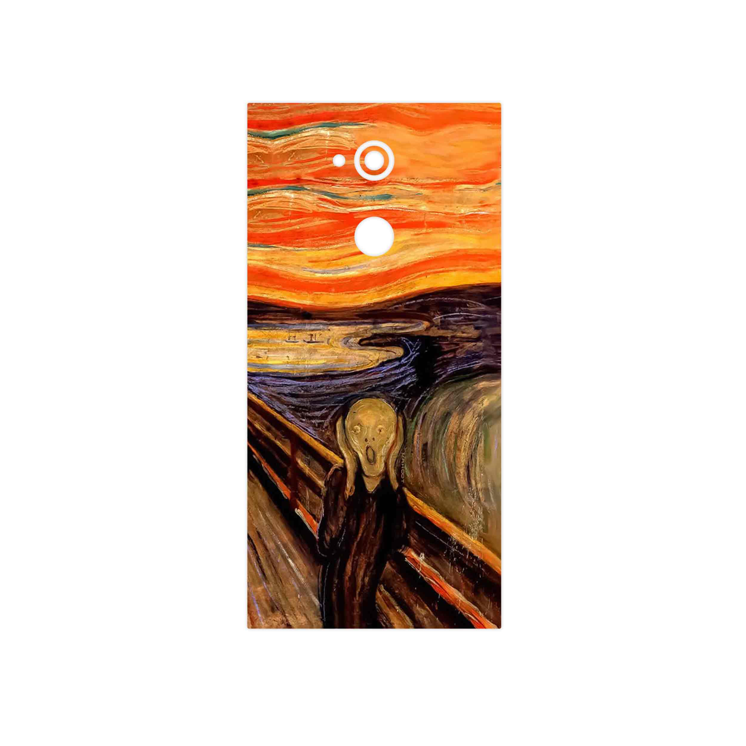 برچسب پوششی ماهوت مدل The Scream of Munch مناسب برای گوشی موبایل سونی Xperia XA2 Ultra