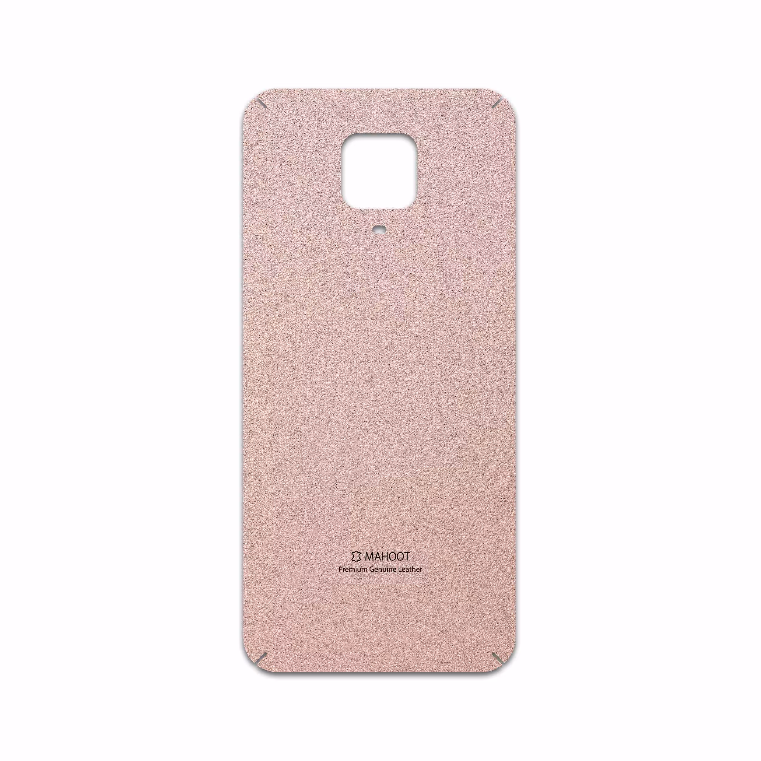 برچسب پوششی ماهوت مدل Rose Gold Leather مناسب برای گوشی موبایل شیائومی Redmi Note 9 Pro